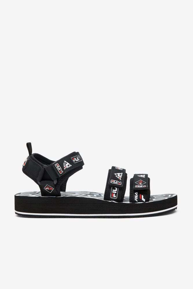 Fila Sandals Drifter Dns '90s Mens Black - India AEV-826095